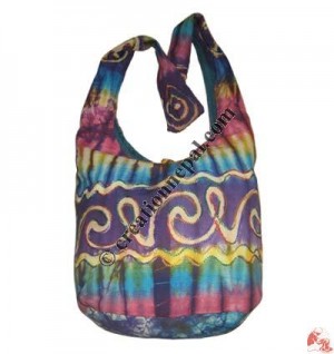 Tie-dye colorful shyama lama bag