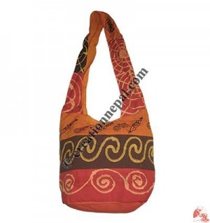 Spiral tie-dye shyama lama bag