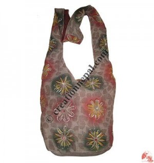 Spray print BTC shoulder bag