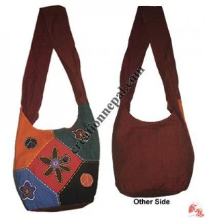 Front patchwork kids lama bag