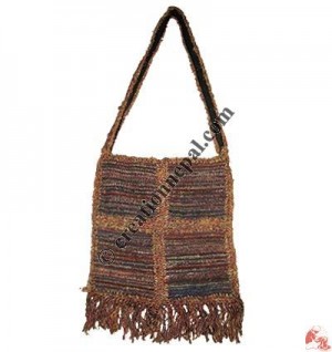 Four patch silk bag