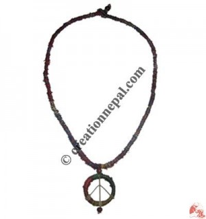 Peace pendant necklace