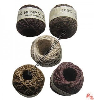 Hemp thick yarn (ball of 30 meters)