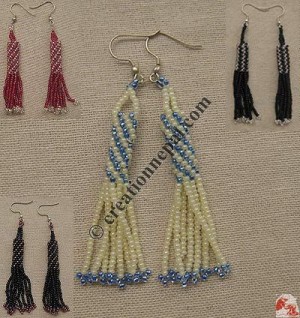 Small pipe design pote ear ring