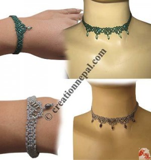 Denis pote necklace-bracelet set