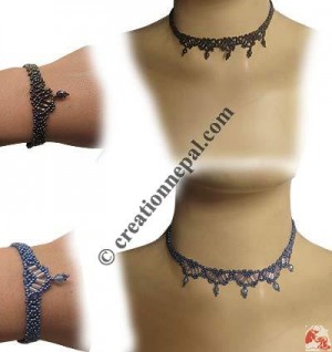 Denis pote necklace-bracelet set 2