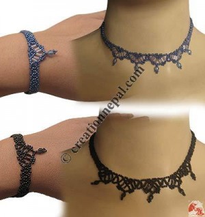 Denis pote necklace-bracelet set 3