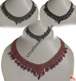 colorful pote necklace