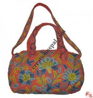 Oval shape Kashmiri bag