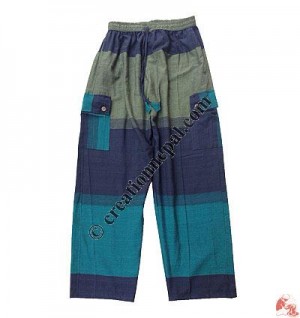 Khaddar box pocket pant