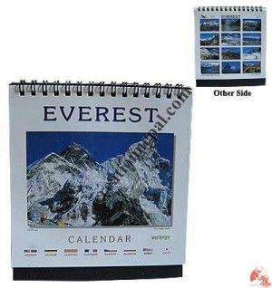 Tiny size Everest desktop calendar