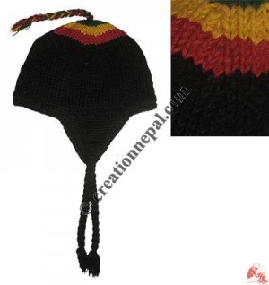RASTA flap ear hat
