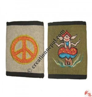 BTC embroidered wallets
