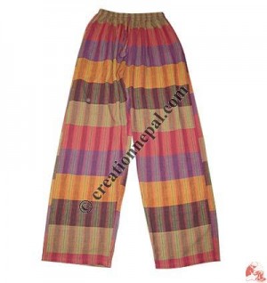 Cotton stripes design trouser