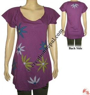 Flower patch sincker t-shirt