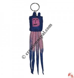 Funny doll felt key ring2