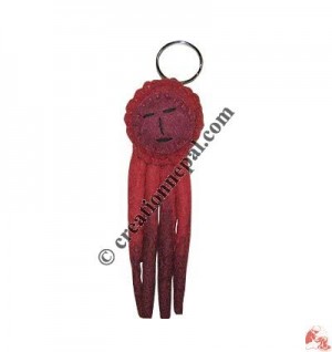 Funny doll felt key ring3