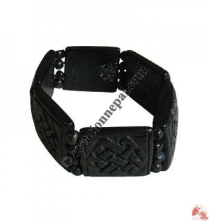 Endless knot bone bracelet