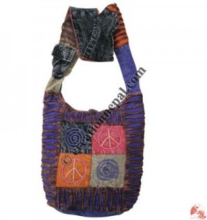 Hand embroidery patch-work bag