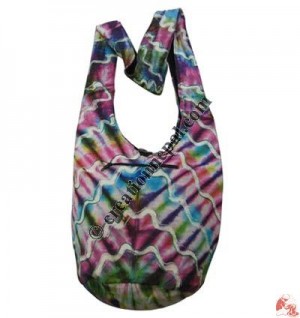 Tie-dye embroidery BTC lama bag