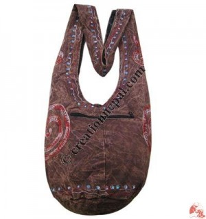 Side embroidery shyama cotton bag