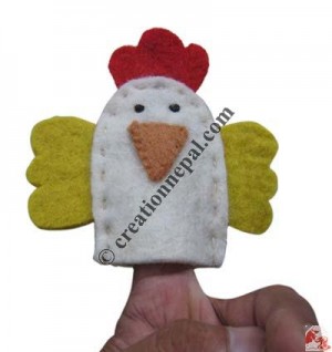Hen design finger puppet