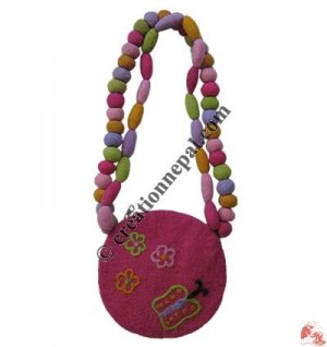Round two-strap kids bag