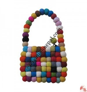 Colorful balls purse