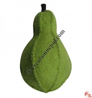 Felt large pear