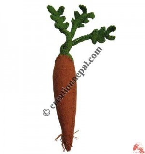 Felt carrot