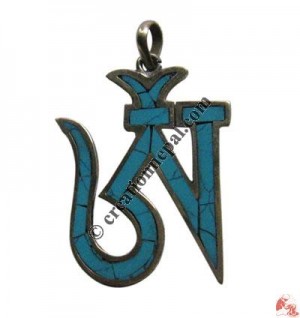 Large size Tibetan OM pendant