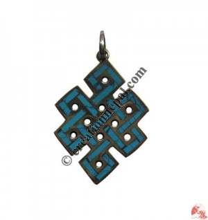 Large size Endless knot pendant
