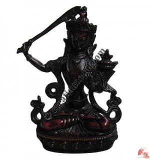 Manjushree resin statue