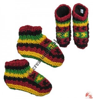 Kids size woolen indoor socks-shoes