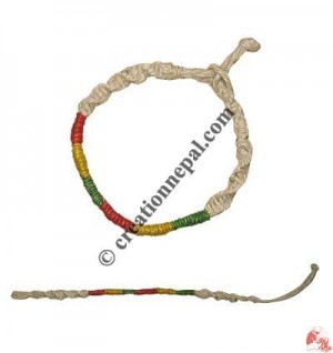 Hemp 4-color hand band (packet of 12)