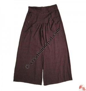 Khaddar cotton front crease trouser
