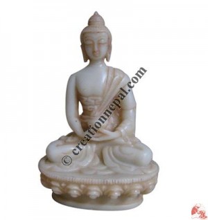Plain color resin Buddha statue