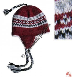 Woolen ear hat100