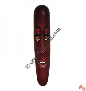 Plain color long mask