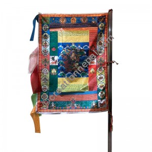 Shining vertical prayer flag