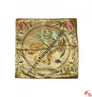 Silk cushion cover