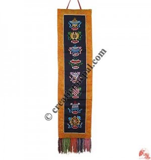 Vertical Tashi Targey brocade