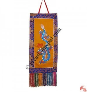 Embroidered dragon brocade