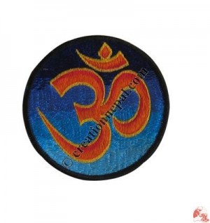 Medium size OM mantra badge