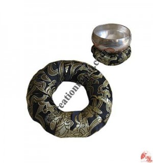 Circle shape singing bowl cushion1