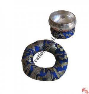 Circle shape singing bowl cushion2