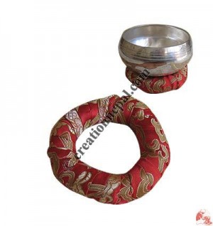 Circle shape singing bowl cushion3