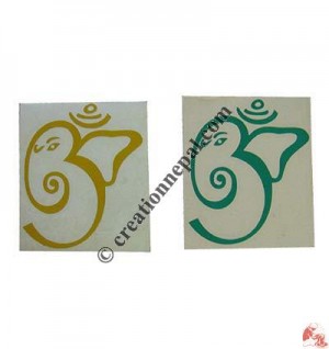 Small Ganesh-OM sticker (packet of 10)