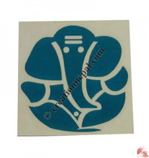 Small Ganesh sticker (packet of 10)