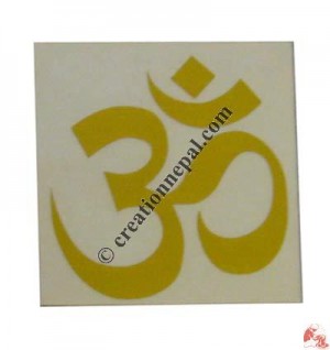 Small OM mantra sticker (packet of 10)
